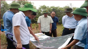 تفقد نائب رئيس اللجنة .. ها ترونغ هاي يتابع إنتاج المحاصيل الشتوية والتعامل مع الكوارث في هوا بوم ونام كوي